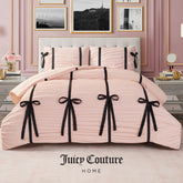 Amelie Bows Ruched Comforter Set