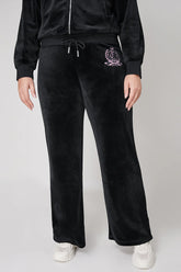 Plus-Size Wide Leg Track Pants