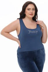 Plus-Size Small Bling Tank Top