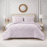 Kiss Pleat Micromink Comforter Set