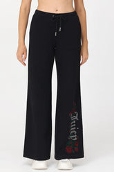 Roses Wide Leg Track Pants