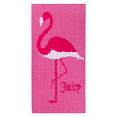 Pink Flamingo Cotton Beach Towel