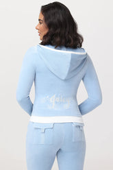 Sweetheart Cotton Velour Hoodie