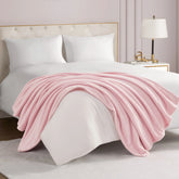 Solid Plush Throw Blanket