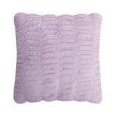 Pleated Faux Fur Decorative Pillow