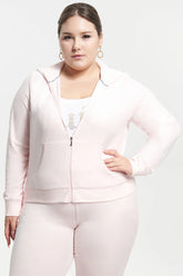 Plus-Size Classic Cotton Velour Hoodie