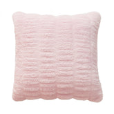 Pleated Faux Fur Decorative Pillow