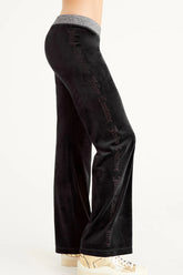 Wide Leg Pants with Side Bling