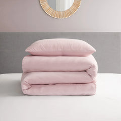 Crinkle Velvet Comforter Set