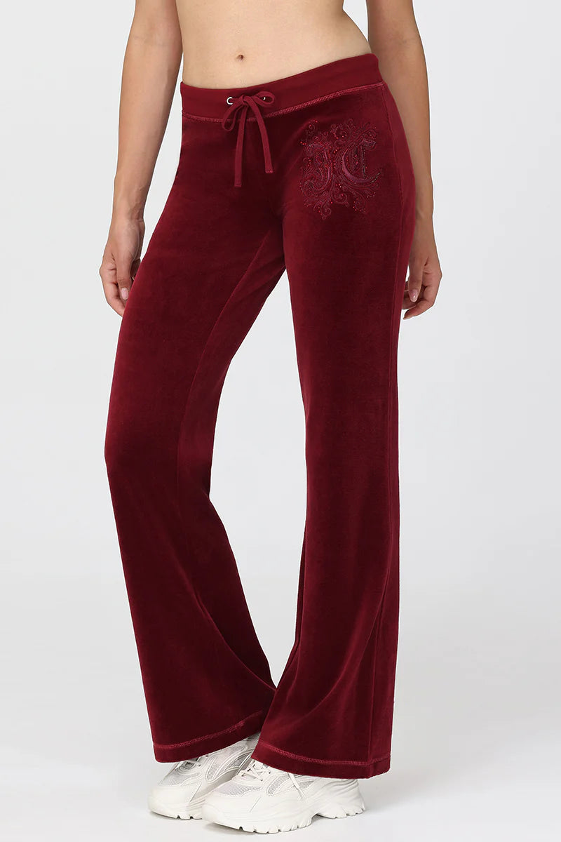 Monogram Heritage Cotton Velour Track Pants