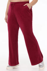 Plus-Size Heritage Cotton Velour Track Pants