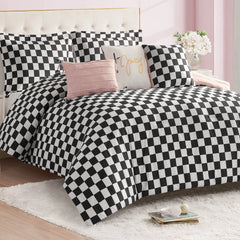Checkerboard Reversible Comforter Set
