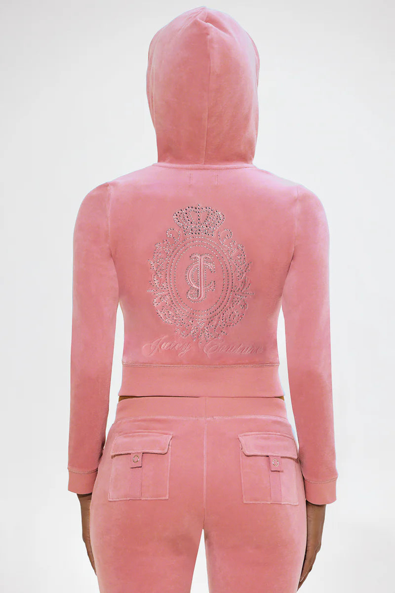 Crown Heritage Cotton Velour Hoodie
