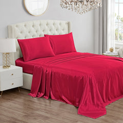 Solid Satin Sheet Set