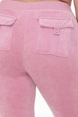 Plus-Size Heritage Cotton Velour Track Pants