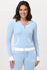 Sweetheart Cotton Velour Hoodie