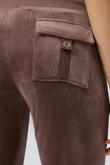 30th Birthday Big Bling Snap Pocket Velour Pants