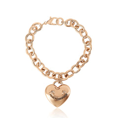 Heart Charm Chain Bracelet