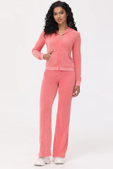 Big Bling Towel Terry Zip Hoodie