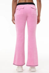 Sweetheart Cotton Velour Track Pants