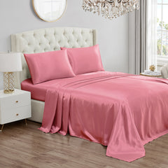 Solid Satin Sheet Set