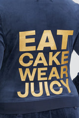 Plus-Size Eat Cake Wear Juicy Mockneck Jacket