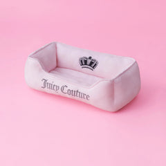 Crown Bling Black Pet Bed