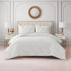 Kiss Pleat Micromink Comforter Set
