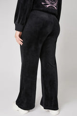 Plus-Size Wide Leg Track Pants