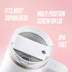 Glam Logo Stainless Steel Water Bottle