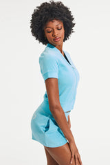 Short Sleeve Big Bling Cotton Velour Zip-Up