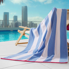 Reversible Cabana Cotton Beach Towel