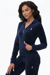 Scottie Cotton Velour Hoodie—REJUICED