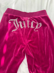 OG Big Bling Velour Track Pants—REJUICED