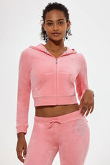 Crown Heritage Cotton Velour Hoodie