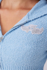 Angel Couture Knitwear Patch Hoodie