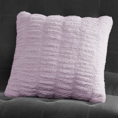 Pleated Faux Fur Decorative Pillow