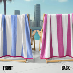 Reversible Cabana Cotton Beach Towel