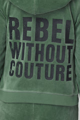 Rebel Without Couture Heritage Cotton Velour Hoodie