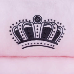 Crown Bling Black Pet Bed