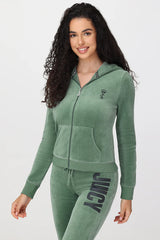 Rebel Without Couture Heritage Cotton Velour Hoodie