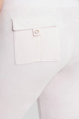 Plus-Size 30th Birthday Big Bling Snap Pocket Velour Pants