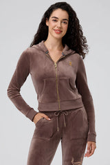 Thirty Flirty and Juicy Velour Hoodie