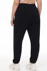 Plus-Size Small Bling Fleece Sweatpants