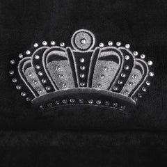 Crown Bling Black Pet Bed
