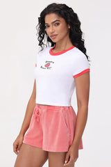 Strawberry Ringer Tee