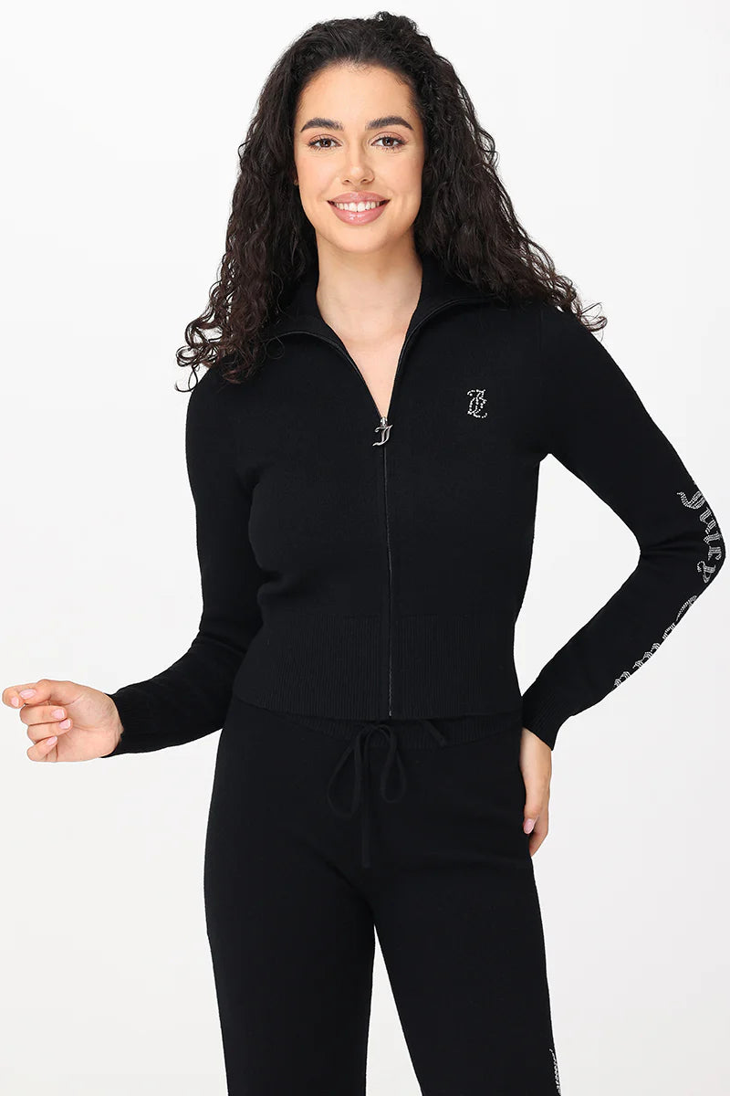 Small Bling Knit Cropped Jacket