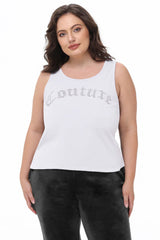 Plus-Size Big Bling Couture Tank Top