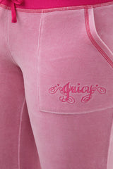 Sweetheart Cotton Velour Track Pants