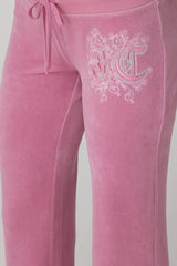 Monogram Heritage Cotton Velour Track Pants